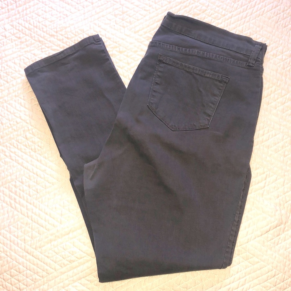 Not Your Daughter’s Jeans, Grey, Stretch Denim, Straight-leg jeans.